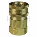 Dixon 3/4 V COUP, 3/4 F-NPTF, BRASS 6VF6-B